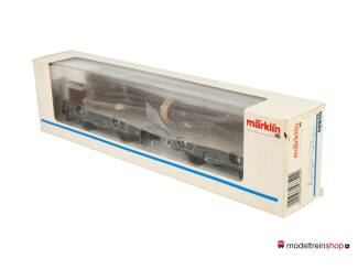 Marklin H0 48840 V01 Draaischemelwagen met een lading hout van de DRG - Modeltreinshop