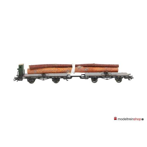 Marklin H0 48841 V01 Draaischemelwagen met een lading hout van de K.W.St.E. - Modeltreinshop
