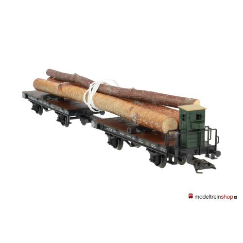 Marklin H0 48841 V01 Draaischemelwagen met een lading hout van de K.W.St.E. - Modeltreinshop