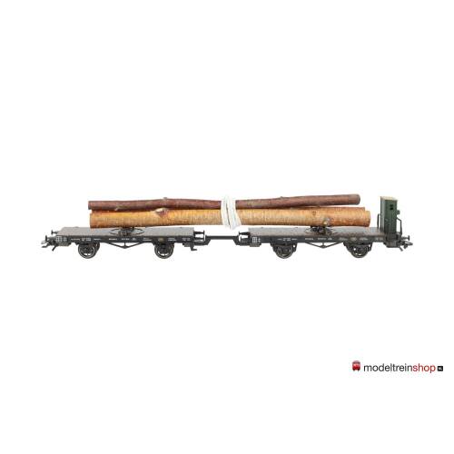 Marklin H0 48841 V01 Draaischemelwagen met een lading hout van de K.W.St.E. - Modeltreinshop