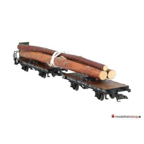 Marklin H0 48841 V01 Draaischemelwagen met een lading hout van de K.W.St.E. - Modeltreinshop
