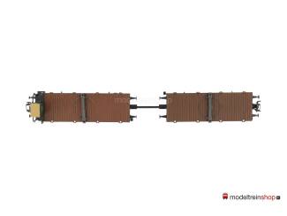 Marklin H0 48841 V01 Draaischemelwagen met een lading hout van de K.W.St.E. - Modeltreinshop