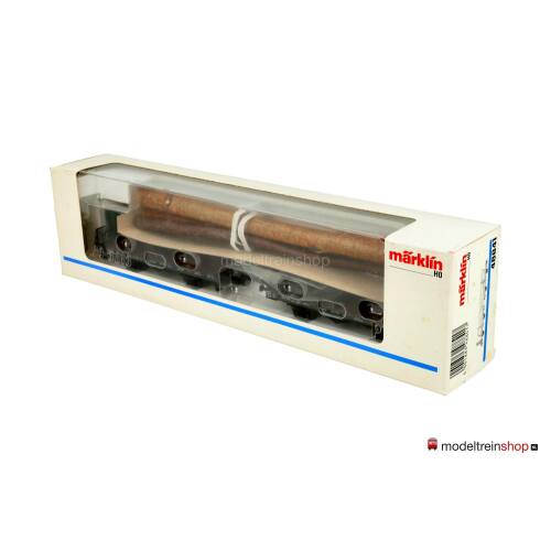 Marklin H0 48841 V01 Draaischemelwagen met een lading hout van de K.W.St.E. - Modeltreinshop