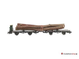 Marklin H0 48841 V01 Draaischemelwagen met een lading hout van de K.W.St.E. - Modeltreinshop