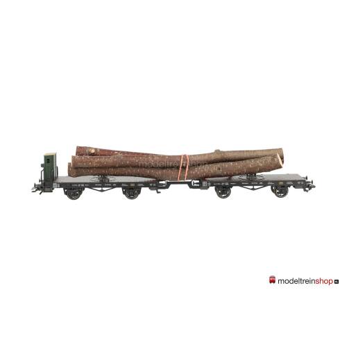 Marklin H0 48841 V01 Draaischemelwagen met een lading hout van de K.W.St.E. - Modeltreinshop