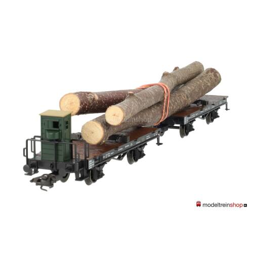 Marklin H0 48841 V01 Draaischemelwagen met een lading hout van de K.W.St.E. - Modeltreinshop