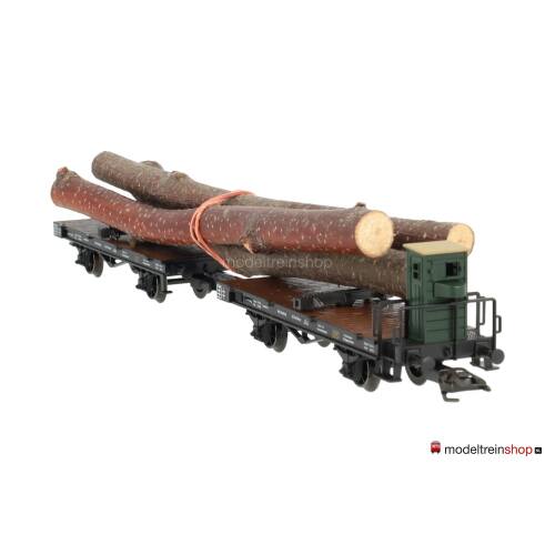 Marklin H0 48841 V01 Draaischemelwagen met een lading hout van de K.W.St.E. - Modeltreinshop