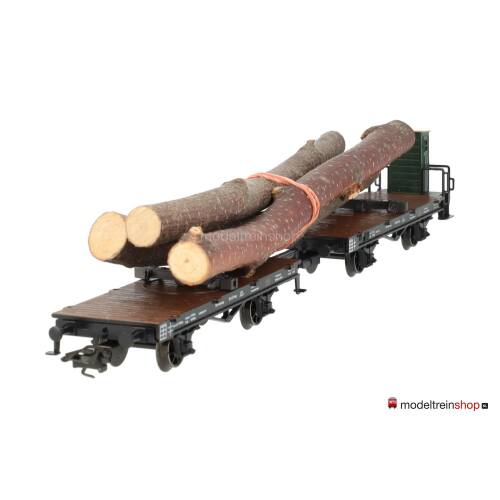 Marklin H0 48841 V01 Draaischemelwagen met een lading hout van de K.W.St.E. - Modeltreinshop