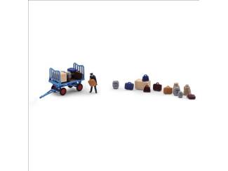 Busch H0 79910 Het laden van de platformwagen - Modeltreinshop