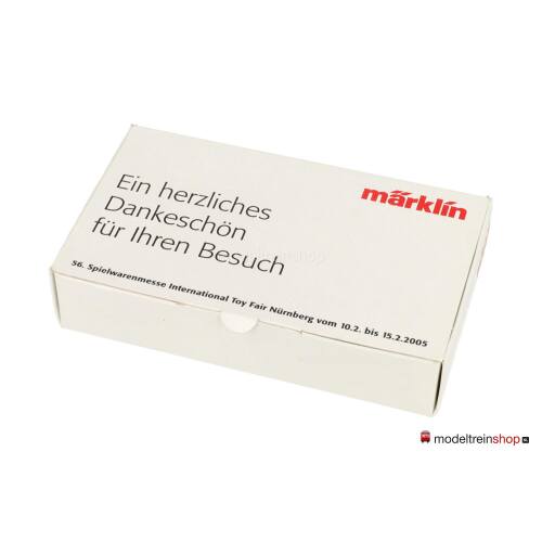 Marklin Z 80115 open goederenwagen met echte houten vaten Internationale Speelgoedbeurs Nürnberg 2005 - Modeltreinshop