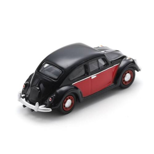 Schuco H0 26754 VW Kever, zwart/rood - Modeltreinshop