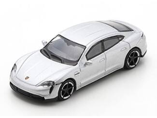 Schuco H0 26774 Porsche Taycan Turbo S, wit - Modeltreinshop