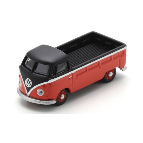 Schuco H0 26778 VW T1 Pickup, rood/zwart - Modeltreinshop