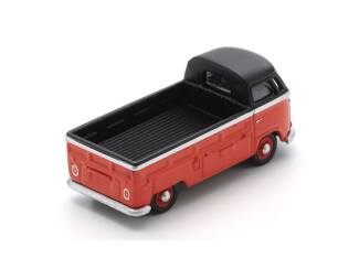 Schuco H0 26778 VW T1 Pickup, rood/zwart - Modeltreinshop