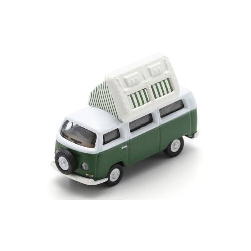 Schuco H0 26779 VW T2 Campingbus, groen/wit - Modeltreinshop