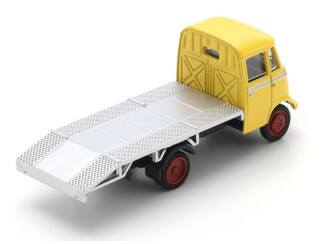Schuco H0 26783 Mercedes Benz L319 (autotransporter), geel - Modeltreinshop