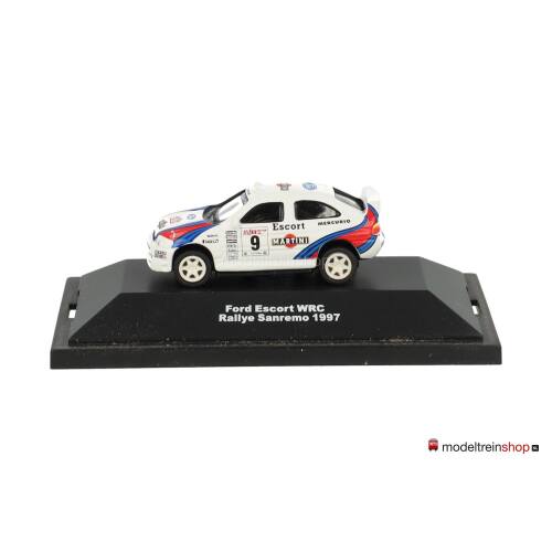 Die cast collectible car H0 Ford Escort WRC Rallye Sanremo 1997 - Modeltreinshop