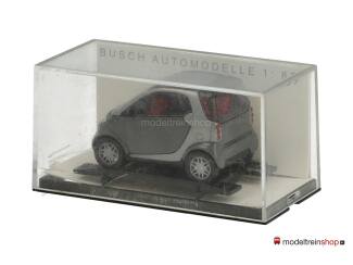 Busch H0 48901 Smart City Coupe grijs zilver - Modeltreinshop
