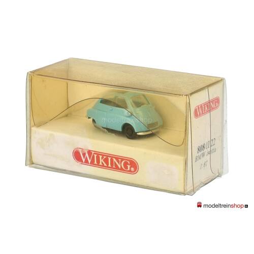Wiking H0 8080122 BMW Isetta licht blauw - Modeltreinshop