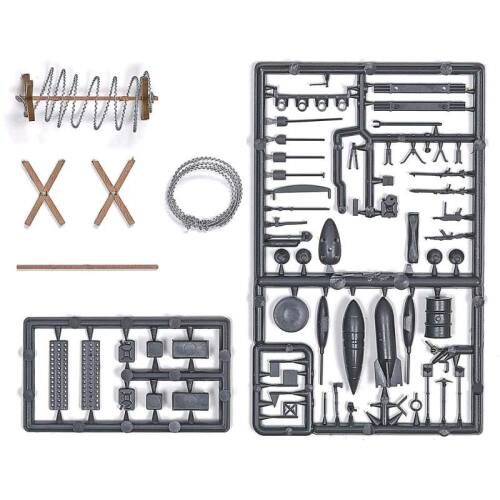 Busch H0 49957 Militaire accessoireset - Modeltreinshop