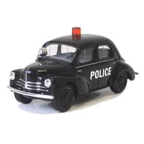 Busch H0 46502 Renault 4 CV Politie Frankrijk zwart - Modeltreinshop