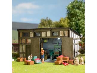 Busch H0 1178 Ciderfabriek accessoires - Modeltreinshop
