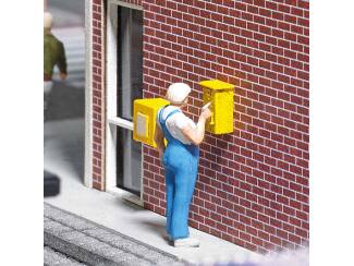 Busch H0 7761 Brievenbussen en postzegelmachine - Modeltreinshop
