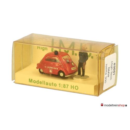 I.M.U H0 03001 BMW Isetta 300 Brandweer Schnelsen met figuur - Modeltreinshop