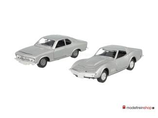 Märklin 1818 1:43 Chevrolet Corvette en Opel Manta - Modeltreinshop