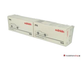 Märklin 1818 1:43 Chevrolet Corvette en Opel Manta - Modeltreinshop