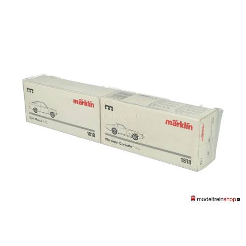 Märklin 1818 1:43 Chevrolet Corvette en Opel Manta - Modeltreinshop