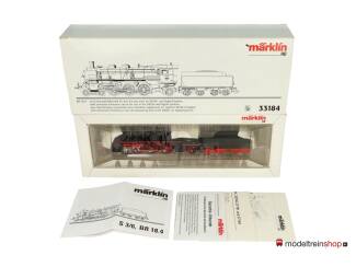 Marklin H0 33184 Sneltreinlocomotief met getrokken tender BR 18.4 DRG - Modeltreinshop