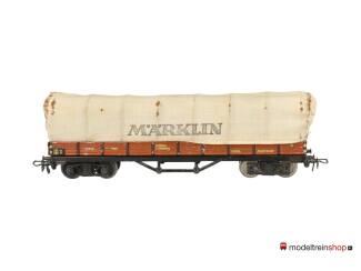 Marklin H0 393 V05 Lageboordwagen XXo met stoffen huif van de DRG - Modeltreinshop