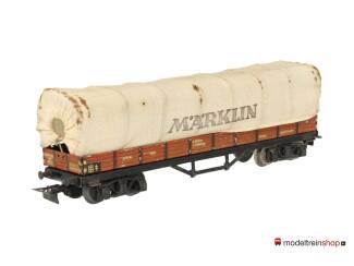 Marklin H0 393 V05 Lageboordwagen XXo met stoffen huif van de DRG - Modeltreinshop