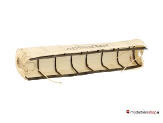 Marklin H0 393 V05 Lageboordwagen XXo met stoffen huif van de DRG - Modeltreinshop