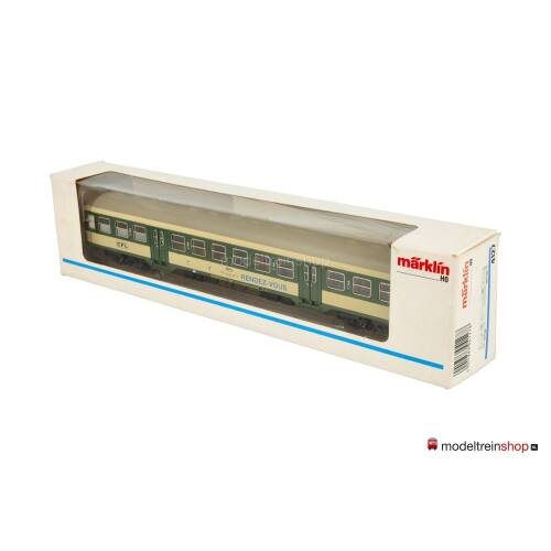 Marklin H0 4127 A2 Personenrijtuig B (2e kl.) 'Rendez Vous' van de CFL - Modeltreinshop