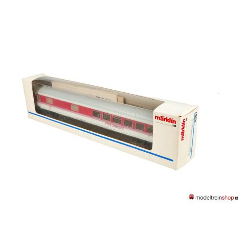 Marklin H0 4287 IC Restaurantrijtuig rood/wit van de DB - Modeltreinshop
