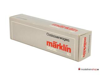 Marklin H0 4481 V04 Container Car Märklin Digital H0 - Modeltreinshop