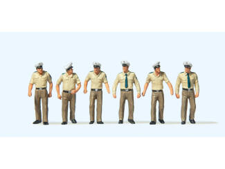 Preiser H0 10340 Duitse politie in zomeruniform - Modeltreinshop