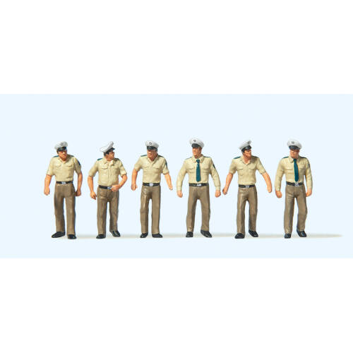 Preiser H0 10340 Duitse politie in zomeruniform - Modeltreinshop