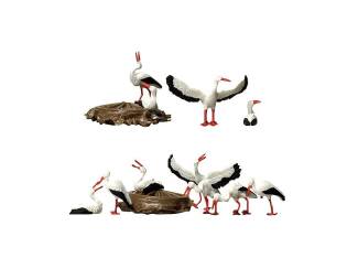 Faller H0 154006 Ooievaars in een nest - Modeltreinshop