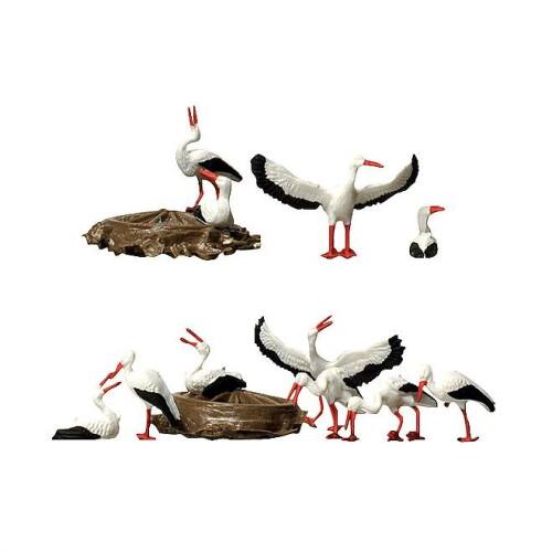 Faller H0 154006 Ooievaars in een nest - Modeltreinshop