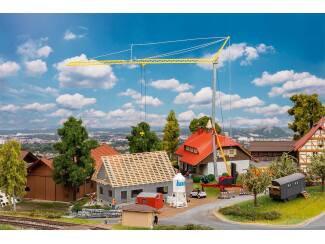 Faller HO 130658 Huis in aanbouw met kraan - Modeltreinshop