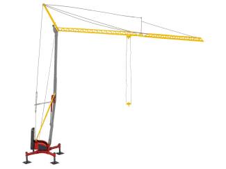 Faller HO 130658 Huis in aanbouw met kraan - Modeltreinshop