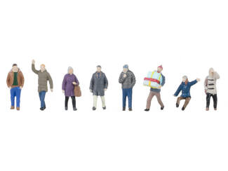 Faller H0 151711 Voorbijgangers in de winter - Modeltreinshop
