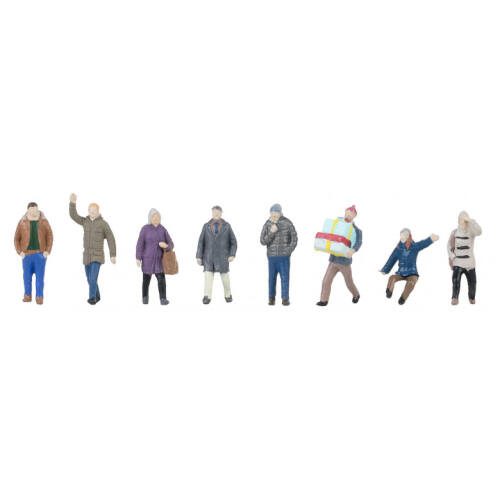 Faller H0 151711 Voorbijgangers in de winter - Modeltreinshop