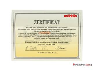 Märklin 18032 1:43 Mercedes Aral tankwagen - Modeltreinshop