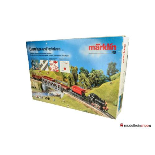 Marklin H0 2905 Startset met BR 89, wagens, M-rail, trafo en brug DB - Modeltreinshop