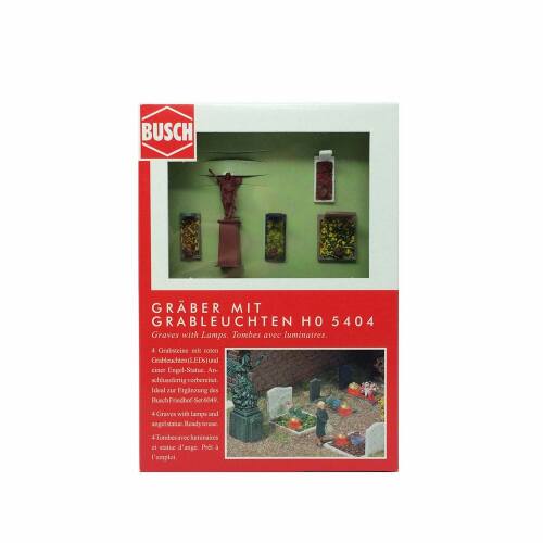 Busch H0 5404 Graven met graflichten - Modeltreinshop