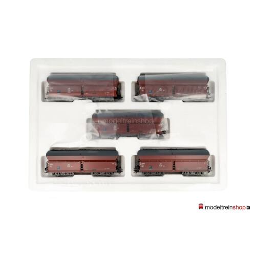 Marklin H0 46245 5-delige set Zelflossers "cokestransport" van de DB - Modeltreinshop